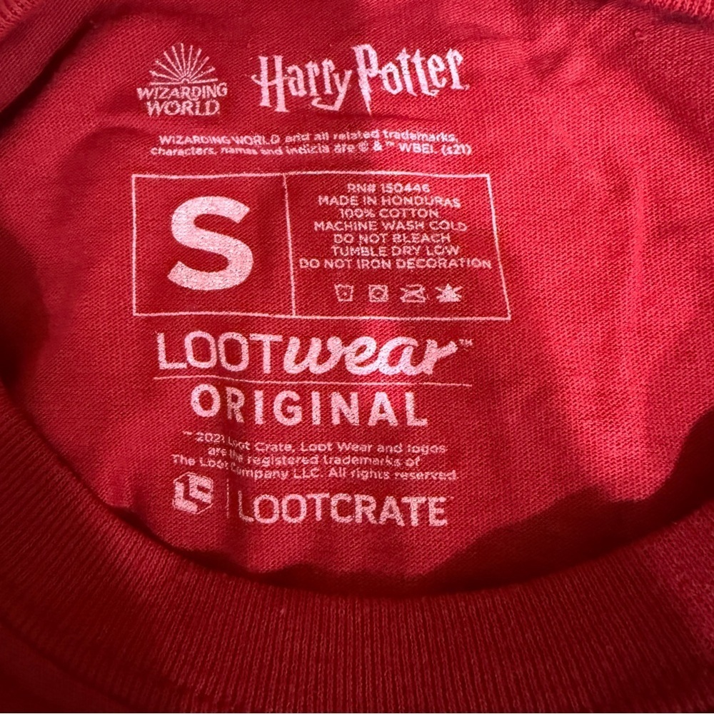 NWOT Loot Crate Lootwear Harry Potter Order of the Pheonix T-Shirt Size Small - Picture 3 of 4